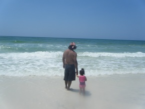 Daddy's Little Beach Girl