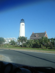 Historic Lighthouse of St. George Island Greets You Upon Entrance from 3 Mile Bridge